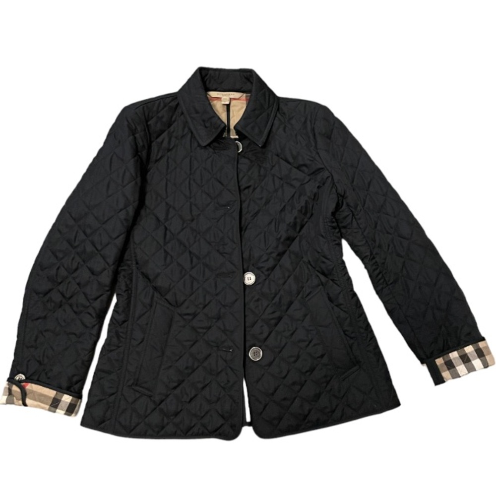 Burberry Brit quoted button down jacket Navy